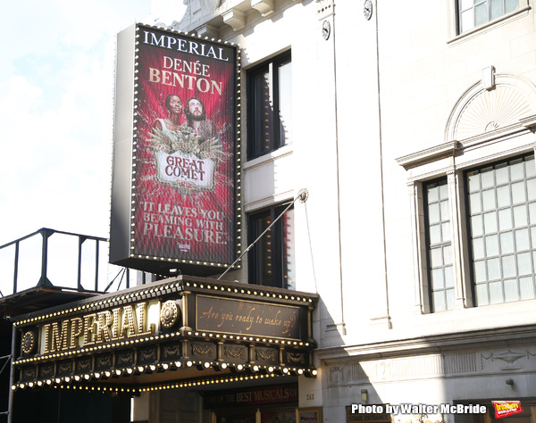 Up on the Marquee: NATASHA, PIERRE, AND THE GREAT COMET OF 1812 Image