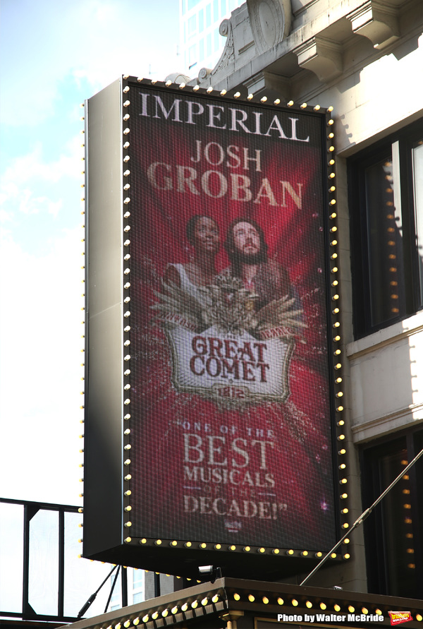 Up on the Marquee: NATASHA, PIERRE, AND THE GREAT COMET OF 1812 Image