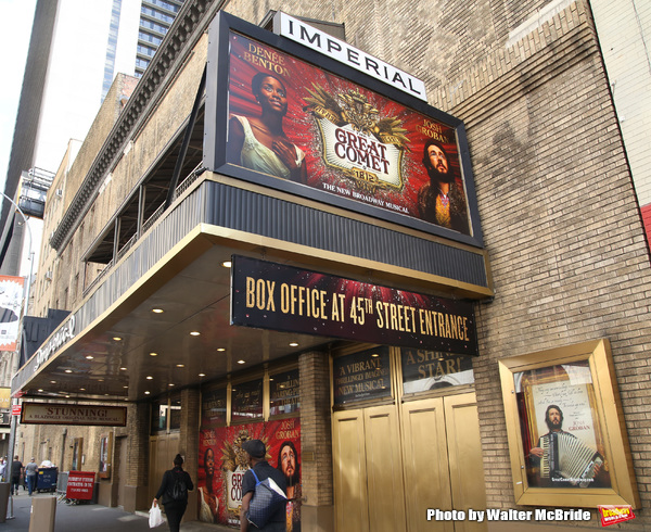 Up on the Marquee: NATASHA, PIERRE, AND THE GREAT COMET OF 1812 Image