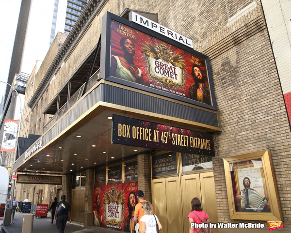 Up on the Marquee: NATASHA, PIERRE, AND THE GREAT COMET OF 1812 Image