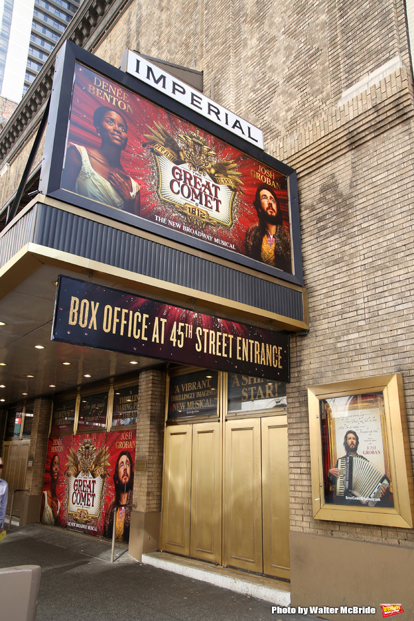 Up on the Marquee: NATASHA, PIERRE, AND THE GREAT COMET OF 1812 Image