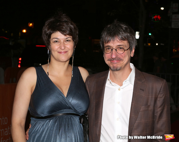 Philippe Falardeau and wife  Photo