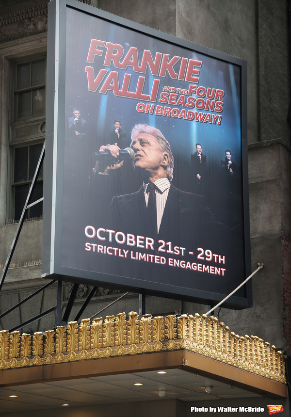 Up on the Marquee: FRANKIE VALLI & THE FOUR SEASONS BACK ON BROADWAY Image