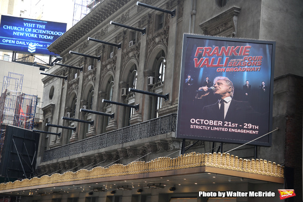 Up on the Marquee: FRANKIE VALLI & THE FOUR SEASONS BACK ON BROADWAY Image