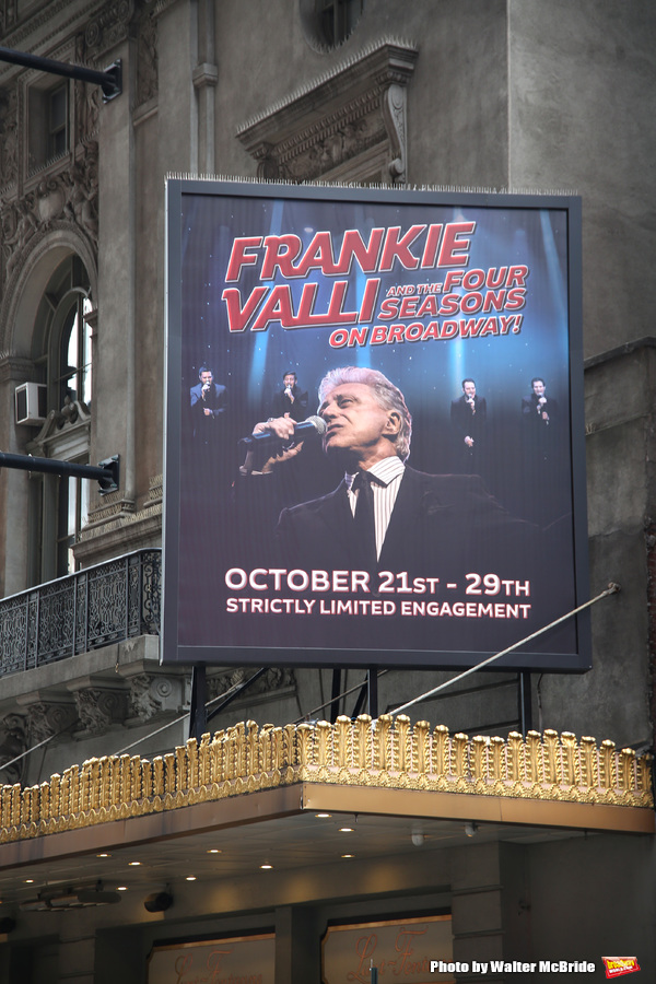 Up on the Marquee: FRANKIE VALLI & THE FOUR SEASONS BACK ON BROADWAY Image