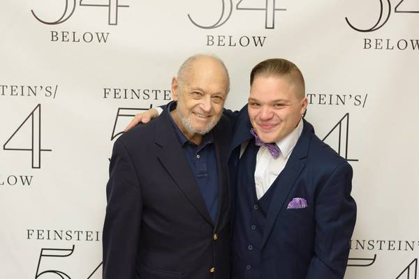 Steven Carl McCasland with composer Charles Strouse Photo