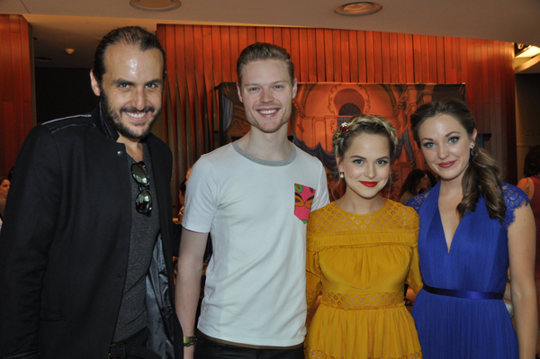 Pat Cerasaro, Tyce Green, Stephanie Styles and Laura Osnes Photo