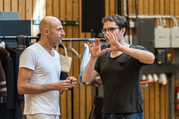 Photo Flash: The Cast of David Hare's New Play Rehearses THE RED BARN Image