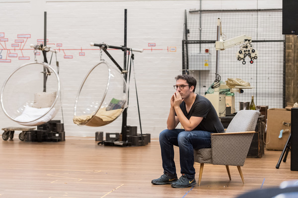 Photo Flash: The Cast of David Hare's New Play Rehearses THE RED BARN Image