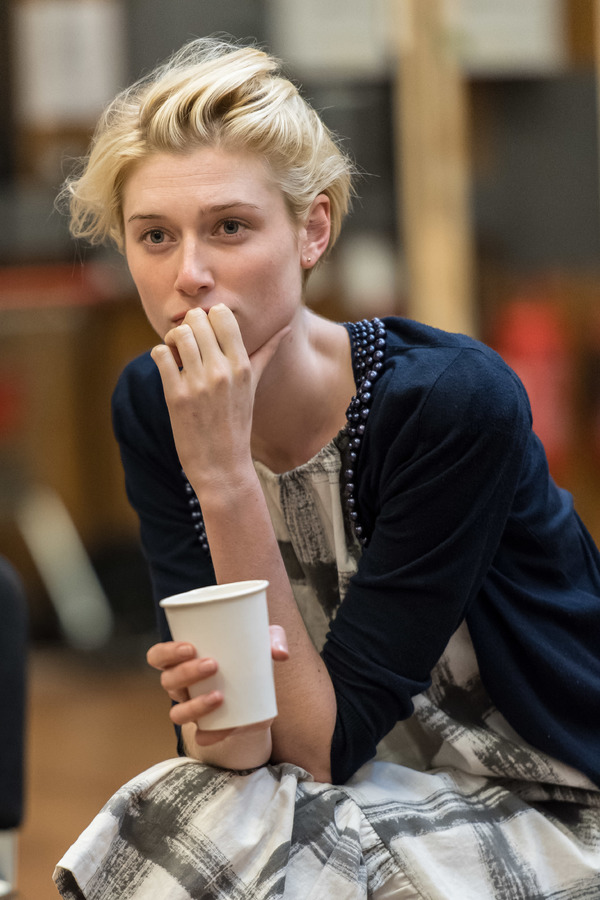 Photo Flash: The Cast of David Hare's New Play Rehearses THE RED BARN Image