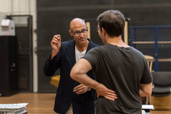 Photo Flash: The Cast of David Hare's New Play Rehearses THE RED BARN Image