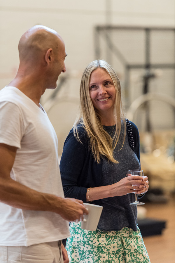 Photo Flash: The Cast of David Hare's New Play Rehearses THE RED BARN Image