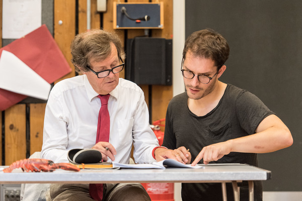 Photo Flash: The Cast of David Hare's New Play Rehearses THE RED BARN Image