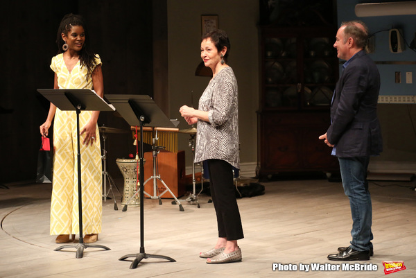 Chisa Hutchinson, Lynn Ahrens and Stephen Flaherty  Photo