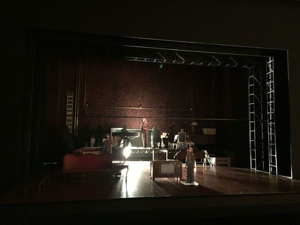 Photo Flash: Sneak Peek at David Zinn's FUN HOME National Tour Set Model 