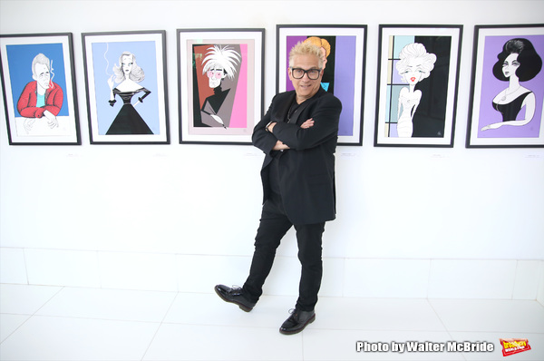Photo Coverage: Caricature Art of Broadway Icons Featured in New FACES by FALLIN Exhibit  Image