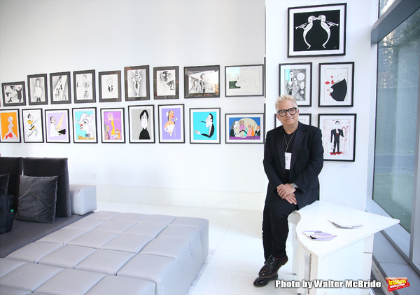 Photo Coverage: Caricature Art of Broadway Icons Featured in New FACES by FALLIN Exhibit  Image