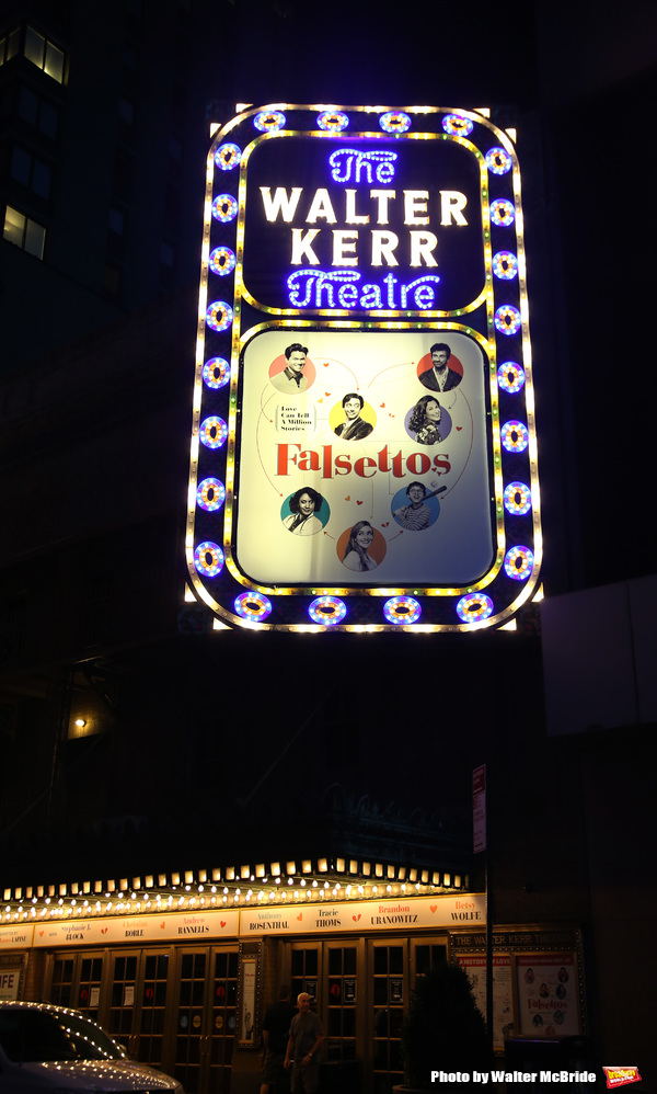Up on the Marquee: FALSETTOS Lights Up Broadway Image