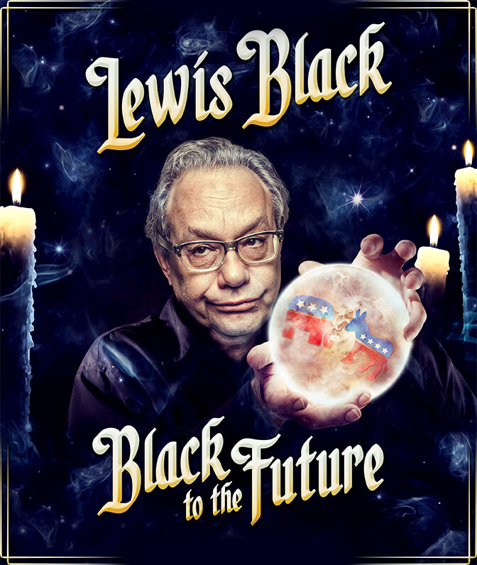 Broadway's LEWIS BLACK: BLACK TO THE FUTURE Airs on Comedy Central Image