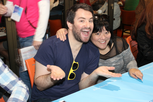 Photo Coverage: BC/EFA Flea Market 2016 Celebrity Autograph Table Image
