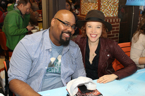 James Monroe Iglehart and Jessica Keenan Wynn Photo