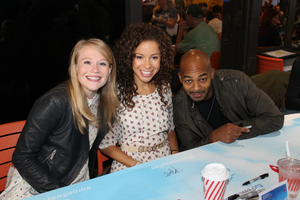 Carrie St. Louis, Lexi Lawson and Brandon Victor Dixon Photo