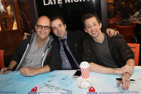 Brad Oscar, Rob McClure and Josh Grisetti Photo