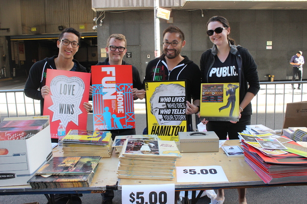 Photo Coverage: BC/EFA Flea Market 2016 Merchandise Tables 