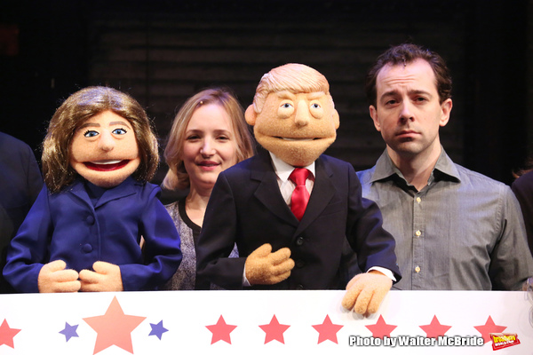 FREEZE FRAME: AVENUE Q Hosts a Town Hall Debate with Clinton & Trump Puppets! Image