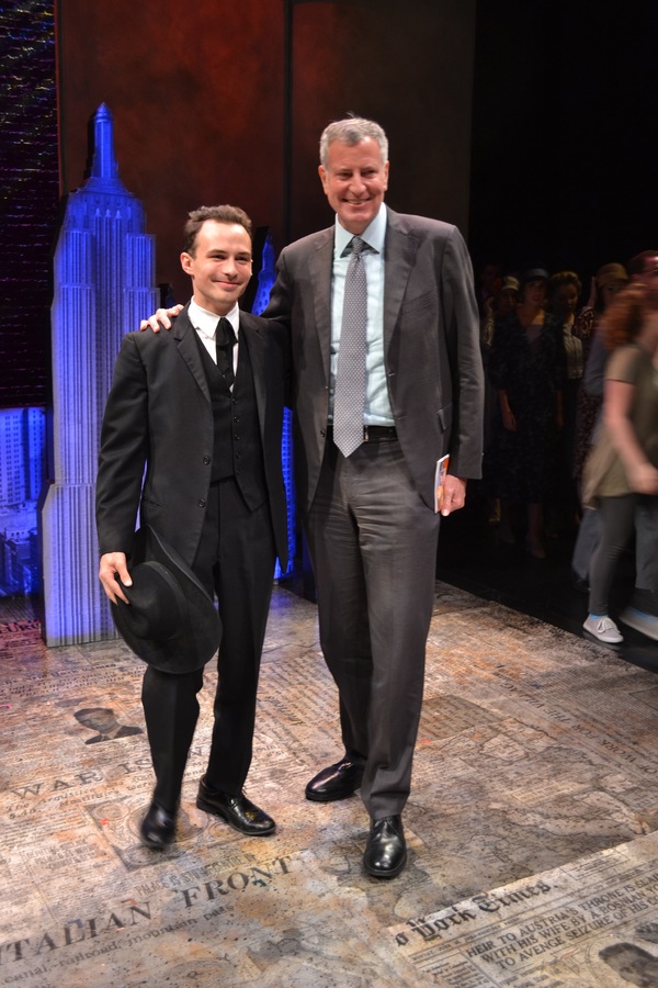 Photo Flash: Mayor Bill de Blasio Celebrates Another Mayor at FIORELLO! Image