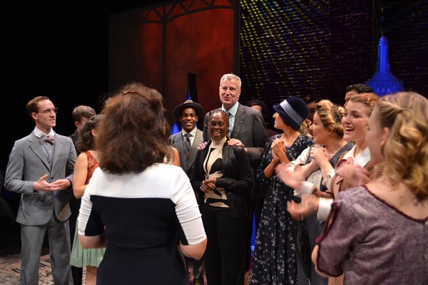 Photo Flash: Mayor Bill de Blasio Celebrates Another Mayor at FIORELLO! Image