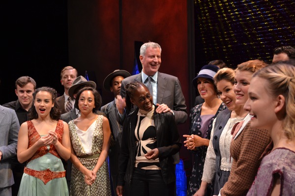 Photo Flash: Mayor Bill de Blasio Celebrates Another Mayor at FIORELLO! Image