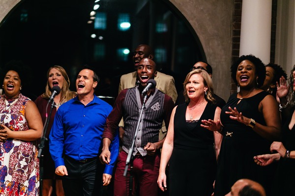 Photo Flash: Norm Lewis, Kate Baldwin, Megan Hilty, Corbin Bleu and More Take Part in Parlor Night with Broadway Inspirational Voices 