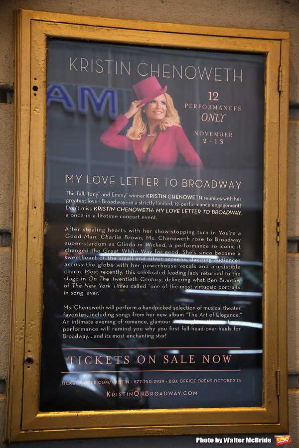 Up on the Marquee: KRISTIN CHENOWETH: MY LOVE LETTER TO BROADWAY Image