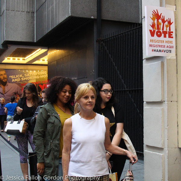 Photo Coverage: HAMILTON Cast Helps Voters Prepare for Election Day! Image