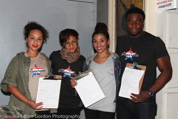 Photo Coverage: HAMILTON Cast Helps Voters Prepare for Election Day! Image