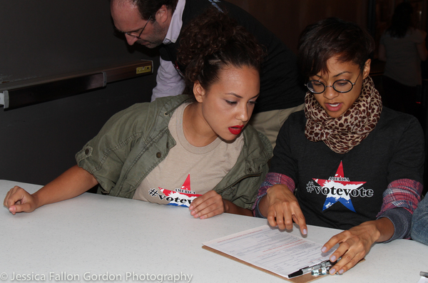Photo Coverage: HAMILTON Cast Helps Voters Prepare for Election Day! Image