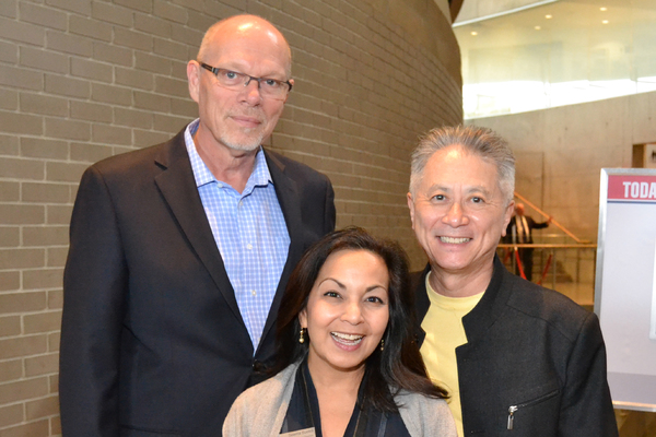 Edgar Dobie, Seema Sueko and David Leong Photo