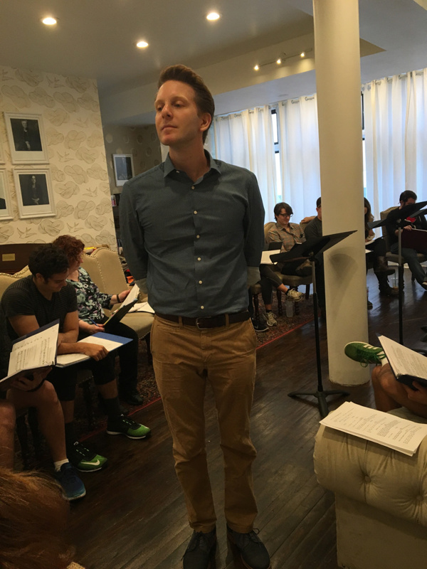 Photo Flash: In Rehearsal for THE WRONG BOX Staged Reading 