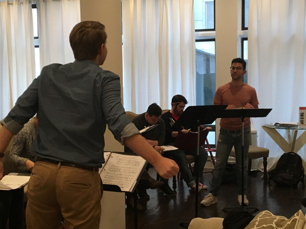 Photo Flash: In Rehearsal for THE WRONG BOX Staged Reading 