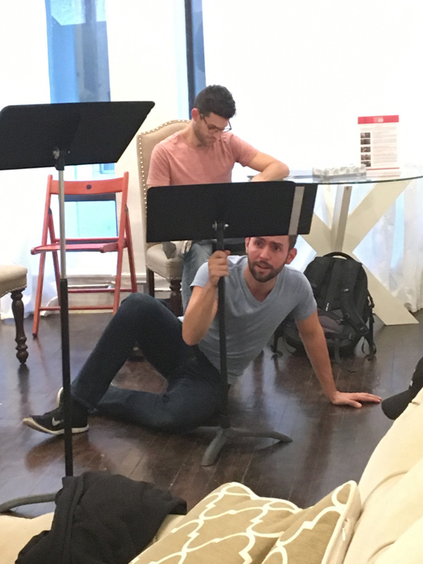 Photo Flash: In Rehearsal for THE WRONG BOX Staged Reading 