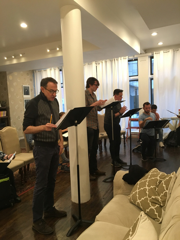 Photo Flash: In Rehearsal for THE WRONG BOX Staged Reading 