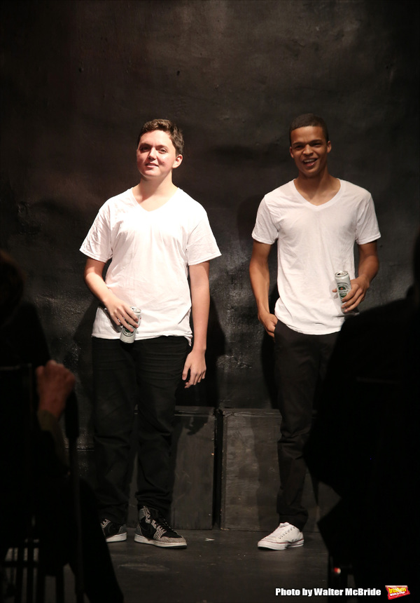 Thomas Vaethroeder and Benjamin Schendler-Terry from TADA! Youth Theater  Photo