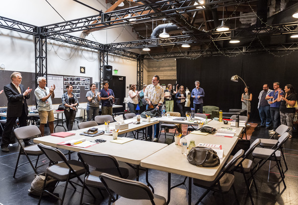 Photo Flash: In Rehearsal with Jon Robin Baitz's VICUNA World Premiere at the Douglas Image