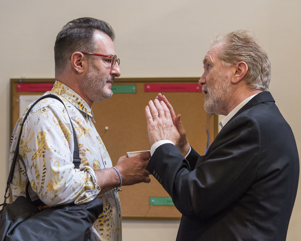 Photo Flash: In Rehearsal with Jon Robin Baitz's VICUNA World Premiere at the Douglas Image