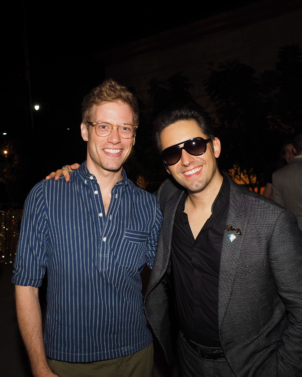 Barrett Foa and John Lloyd Young Photo