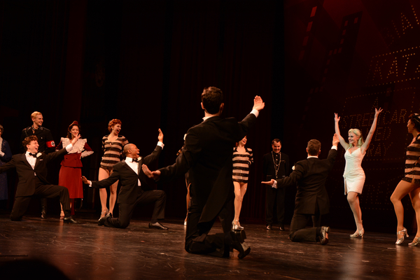 Ashley Spencer and The Cast of The Producers Take Opening Night Bows Photo