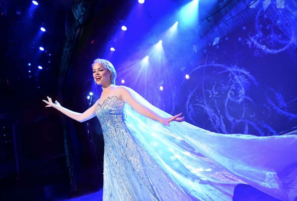 Photo Flash: First Look - Elsa Soars in Disney Cruise Line's FROZEN MUSICAL SPECTACULAR  Image