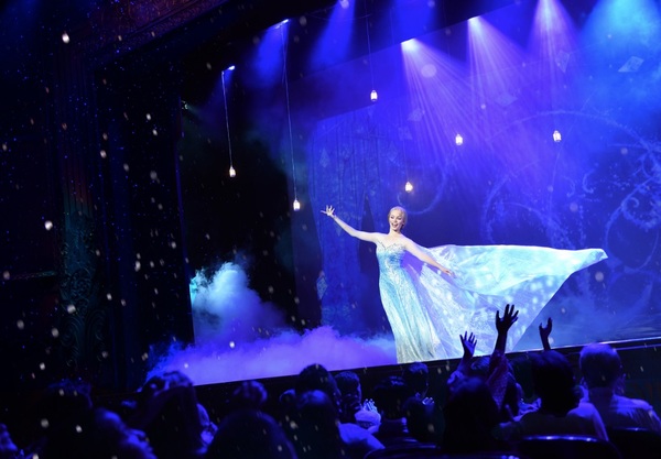 Photo Flash: First Look - Elsa Soars in Disney Cruise Line's FROZEN MUSICAL SPECTACULAR 