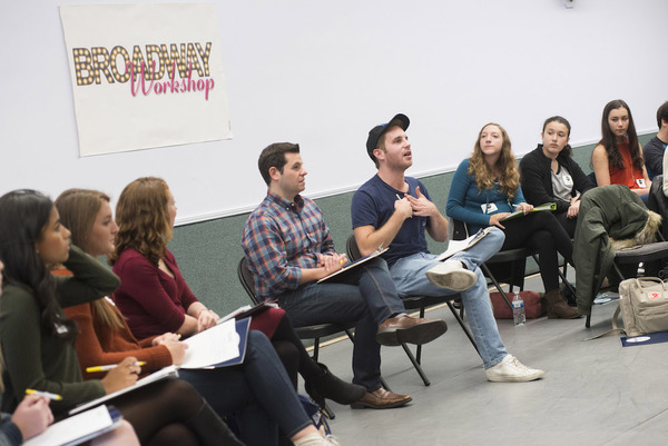Photo Flash: DEAR EVAN HANSEN's Ben Platt Leads Master Class at Broadway Workshop Image